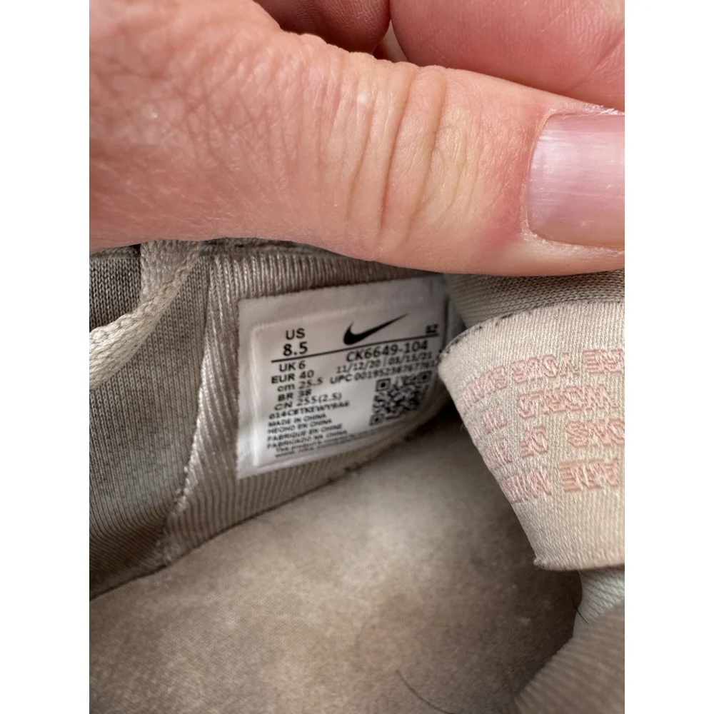 Nike Air Force 1 Pixel Light Stone Women's Shoes Size 8.5 - Picture 9 of 10